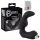Rebel - stimulateur prostate courbé vibrant - silicone noir