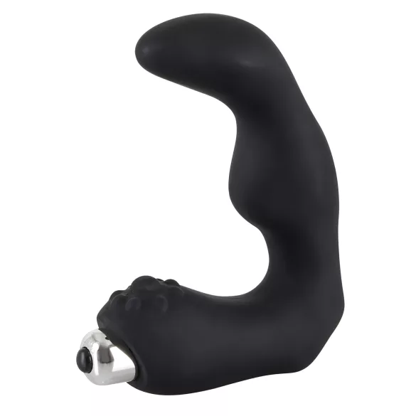 Rebel - stimulateur prostate courbé vibrant - silicone noir