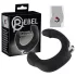 Rebel - stimulateur prostate vibrant incurvé - silicone noir