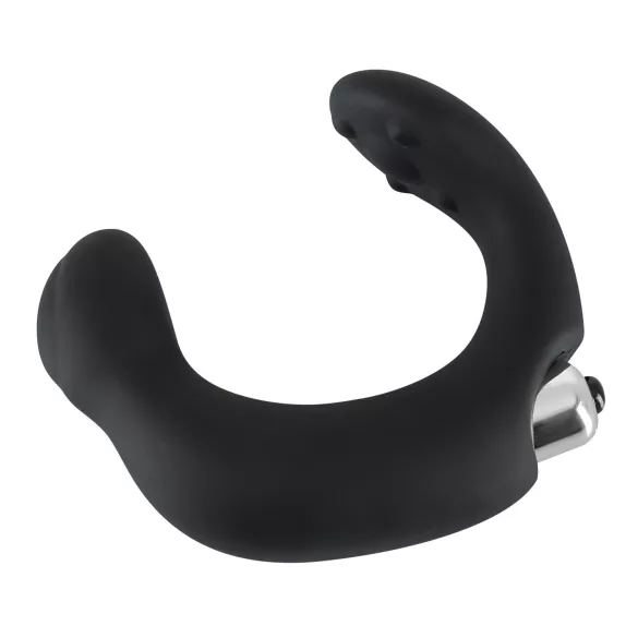 Rebel - stimulateur prostate vibrant incurvé - silicone noir