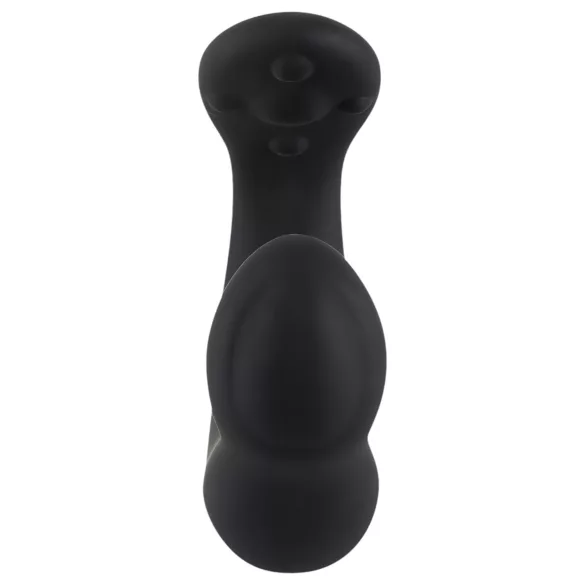 Rebel - stimulateur prostate vibrant incurvé - silicone noir