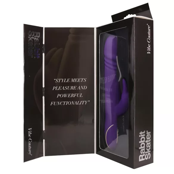 Vibe Couture Rabbit Skater - Vibromasseur à lapin, va-et-vient (violet)
