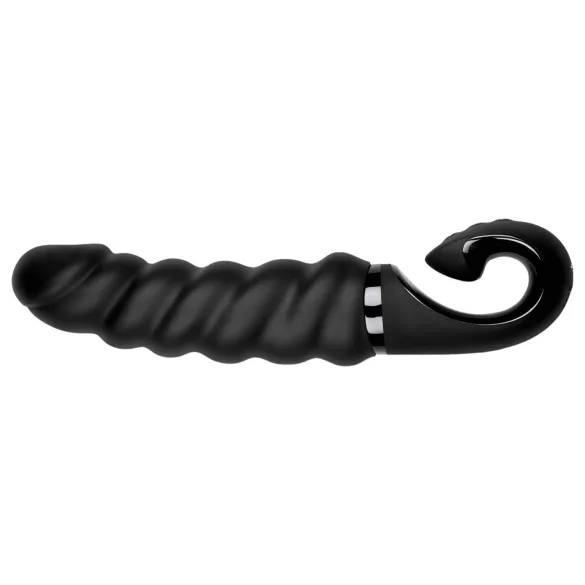 Gvibe - Vibromasseur point G rechargeable étanche silicone noir