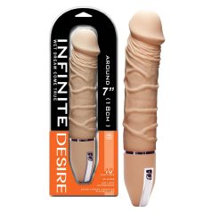   Désir Infini - Vibrateur en silicone à 10 rythmes (Naturel)