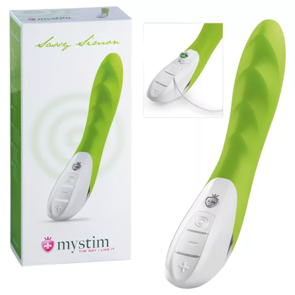 mystim - Vibromasseur double moteur - silicone vert