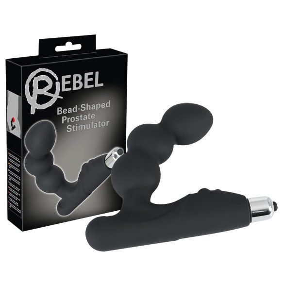 Rebel - vibromasseur prostate à billes (noir)