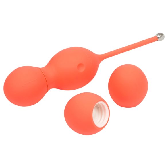 We-Vibe Bloom - boules de geisha à poids interchangeables - silicone orange