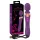 Javida Double - vibromasseur double - silicone violet