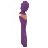 Javida Double - vibromasseur massant (violet)