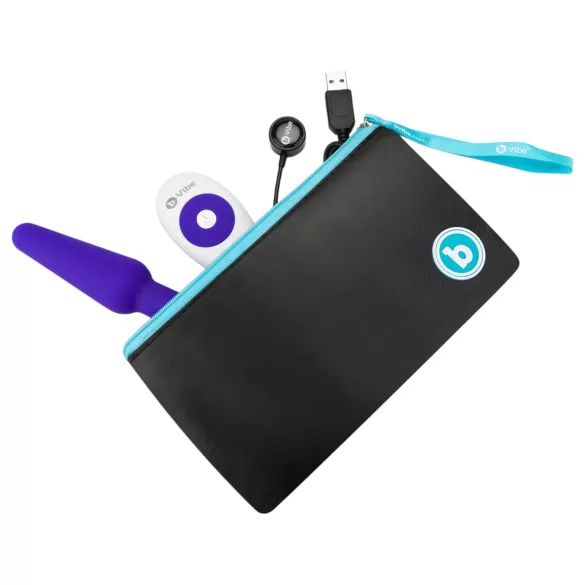 b-Vibe trio - Vibromasseur anal à 3 moteurs (violet)