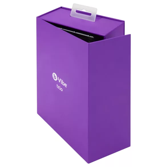 b-Vibe trio - Vibromasseur anal à 3 moteurs (violet)