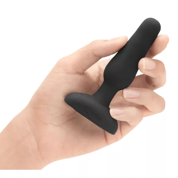 b-Vibe Novice - plug anal vibrant débutant - silicone noir