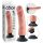 King Cock 9 vibromasseur ventouse (23 cm) - naturel