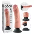 King Cock - gode vibrant ventouse 23 cm - couleur chair