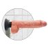 Vibromasseur ventouse King Cock 10 (25 cm) - naturel