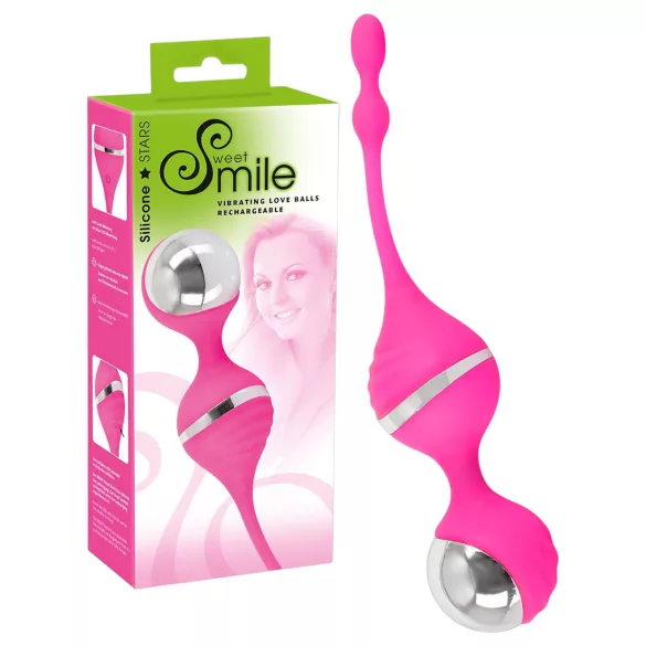 SMILE - Boule de geisha vibrante - rose