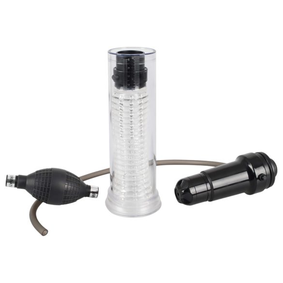 You2Toys - 2en1 - pompe pénienne et masturbateur combinés (transparent)