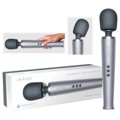 le Wand - vibromasseur rechargeable - exclusif - argent