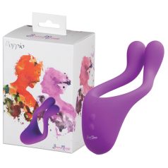 BeauMents Doppio - vibromasseur couple 3 moteurs, violet