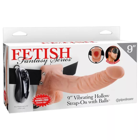 Pipedream - Harnais Fetish 9" - gode-ceinture vibrant (chair)