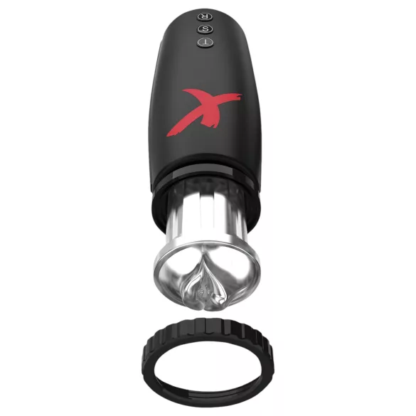 PDX Moto Bator - stimulateur masturbateur va-et-vient succion - noir