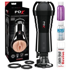   PDX Cock Compressor - pompe vibrante masturbateur vaginal (noir)