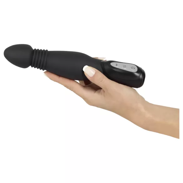You2Toys - Vibromasseur anal à va-et-vient - silicone noir