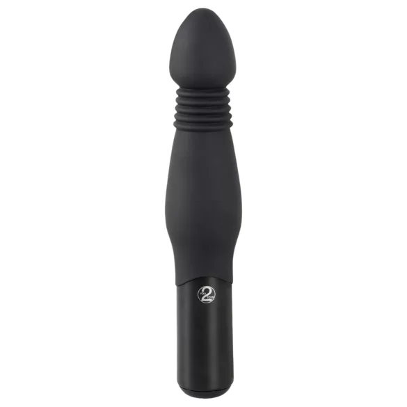 You2Toys - Vibromasseur anal à va-et-vient - silicone noir