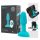 b-Vibe Rimming - vibromasseur anal perlé rotatif (turquoise)