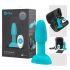 b-Vibe Rimming - vibromasseur anal perlé rotatif (turquoise)
