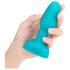 b-Vibe Rimming - vibromasseur anal perlé rotatif (turquoise)
