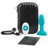 b-Vibe Rimming - vibromasseur anal perlé rotatif (turquoise)