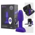 b-Vibe Rimming - Vibromasseur anal perlé rotatif (violet)