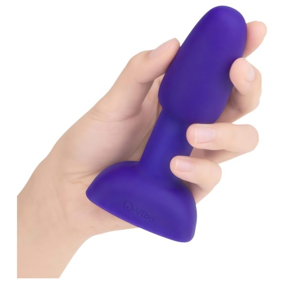 b-Vibe Rimming - Vibromasseur anal perlé rotatif (violet)