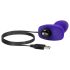b-Vibe Rimming - Vibromasseur anal perlé rotatif (violet)