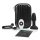 b-Vibe Rimming - Vibromasseur anal perles tournantes (noir)