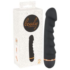 You2Toys - Bendy Ripple - vibromasseur nervuré (noir)