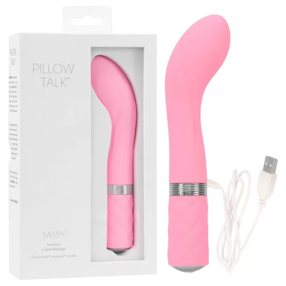 Pillow Talk Sassy - vibromasseur point G rechargeable (rose)
