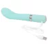 Pillow Talk Sassy - vibromasseur point G rechargeable - silicone turquoise