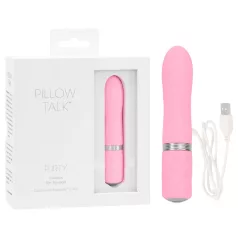   Pillow Talk Flirty - vibromasseur rechargeable - bâton - rose