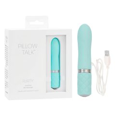 Pillow Talk Flirty - vibromasseur rechargeable (turquoise)