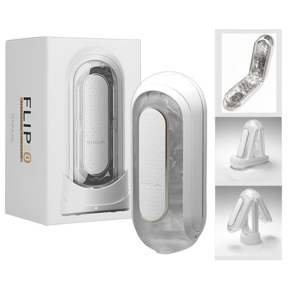 TENGA Flip Zero - masturbateur vibrant (blanc)