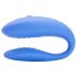 We-Vibe Match - vibromasseur couple étanche, rechargeable (bleu)