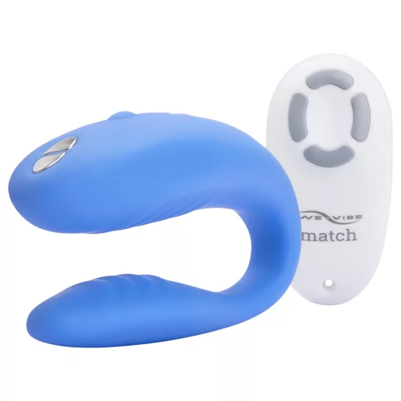 We-Vibe Match - vibromasseur couple - étanche rechargeable - bleu