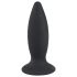 Black Velvet S - Petit vibro anal rechargeable pour débutants (noir)