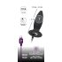Black Velvet S - Petit vibro anal rechargeable pour débutants (noir)