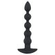 Black Velvet - Vibro anal 5 perles noir rechargeable