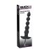 Black Velvet - vibro-anale 5 perles rechargeable (noir)
