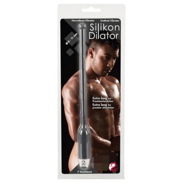 You2Toys DILATOR - dilatateur vibrant en silicone noir (8-11 mm)