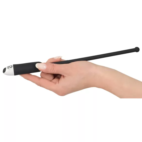 You2Toys - dilatateur urétral vibrant - silicone noir 8-11mm